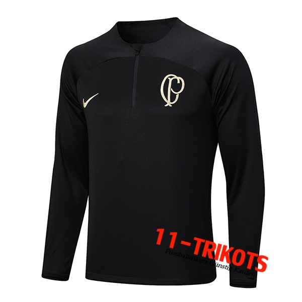 Corinthians Training Sweatshirt Schwarz 2023/2024