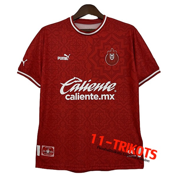 CD Guadalajara Fussball Trikots 200th Anniversary Edition Rot