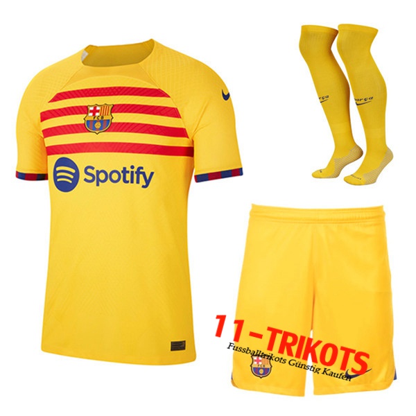 FC Barcelona Fussball Trikots Vierte (Shorts + Socken) 2022/2023