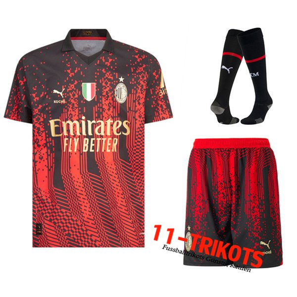 AC Milan x KOCHE Fussball Trikots Vierte (Shorts + Socken) 2022/2023