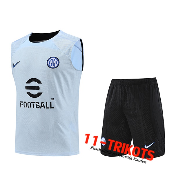 Inter Milan Trainings-Tanktop + Shorts Hellblau 2023/2024