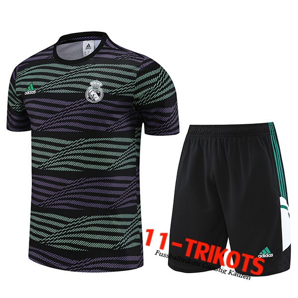 Real Madrid Trainingstrikot + Shorts Grün 2023/2024