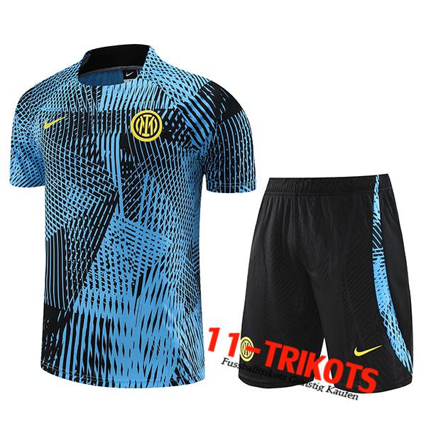 Inter Milan Trainingstrikot + Shorts Hellblau 2023/2024