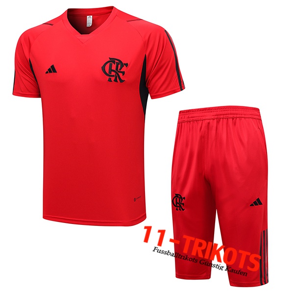 Trainingstrikot + Shorts Flamengo Rot 2023/2024