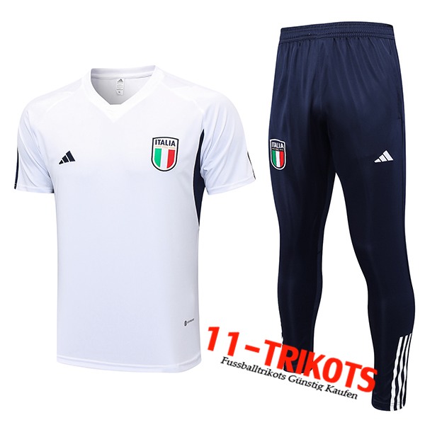 Trainingstrikot + Hose Italien Weiß 2023/2024