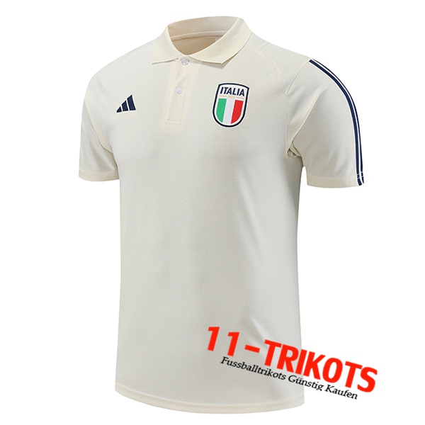 Italien Poloshirt Weiß 2023/2024
