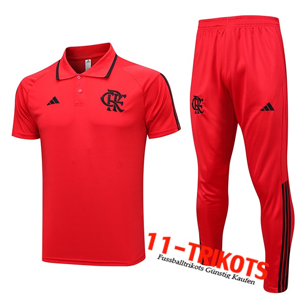 Poloshirt Flamengo Rot 2023/2024