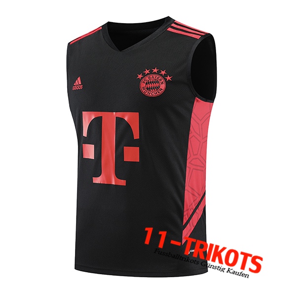 Bayern München Trainings-Tanktop Schwarz 2023/2024