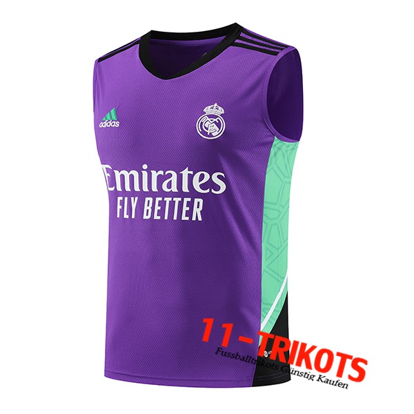 Real Madrid Trainings-Tanktop lila 2023/2024