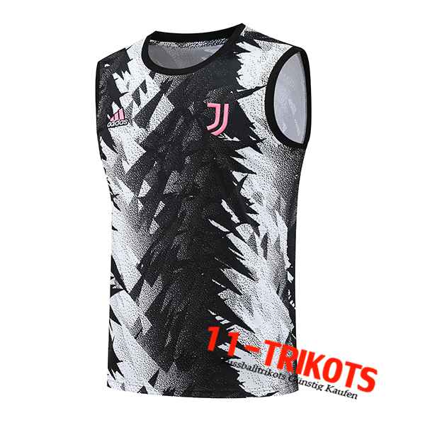 Juventus Trainings-Tanktop Schwarz/Weiß 2023/2024