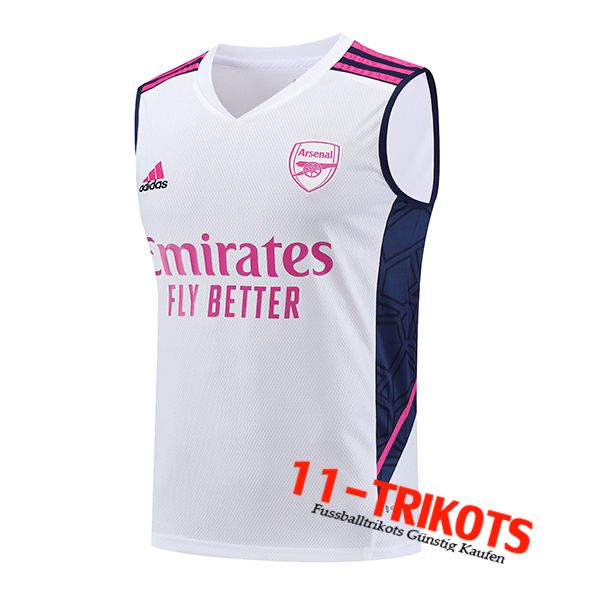 Arsenal Trainings-Tanktop Weiß 2023/2024