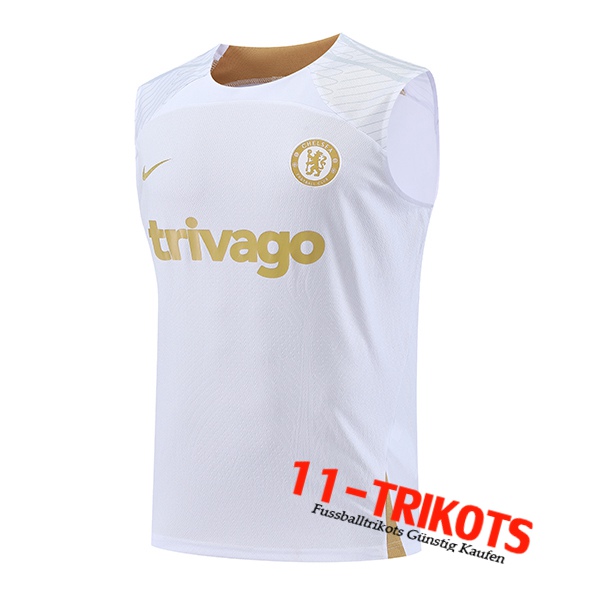 FC Chelsea Trainings-Tanktop Weiß 2023/2024