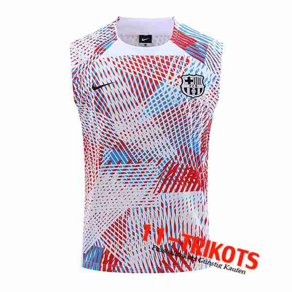 FC Barcelona Trainings-Tanktop Rot/Blau 2023/2024