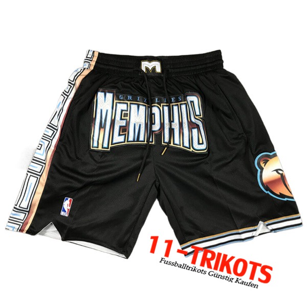Shorts NBA Memphis Grizzlies Schwarz