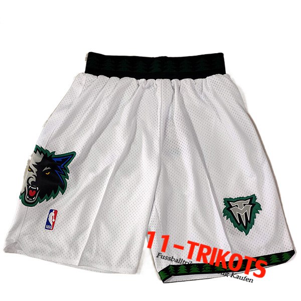 Shorts NBA Minnesota Timberwolves Weiß