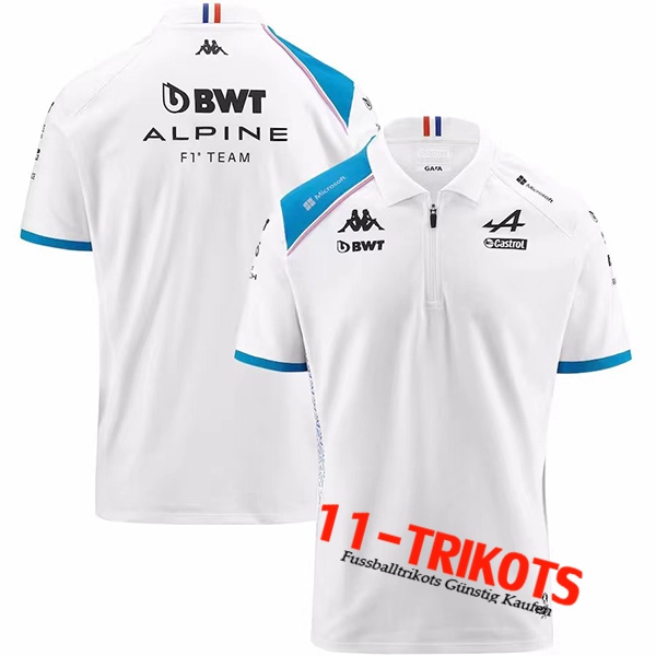 Polo F1 Alpine Racing Team Weiß 2023