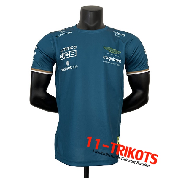 T-Shirt F1 Aston Martin Team Grün 2023