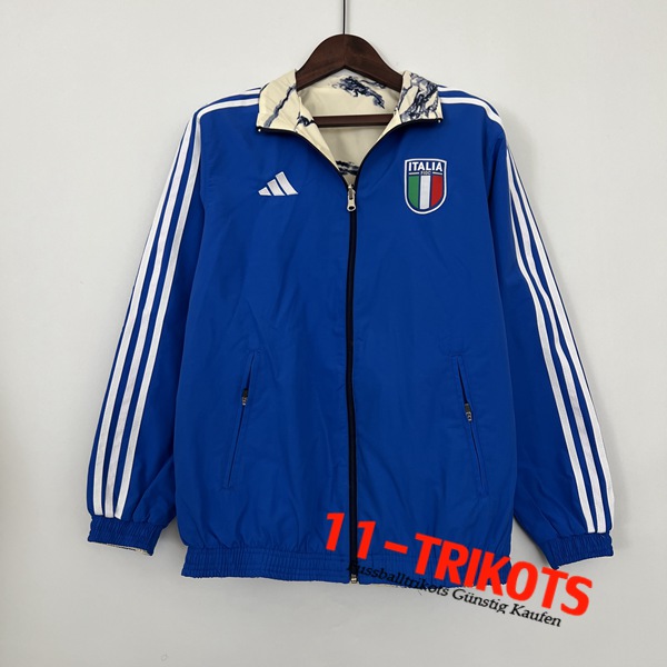 Italien Windjacke Blau 2023/2024