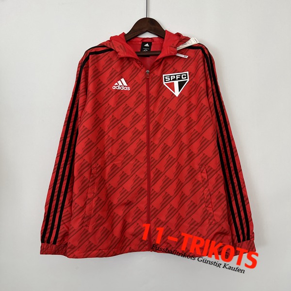 Sao Paulo FC Windjacke Rot 2023/2024