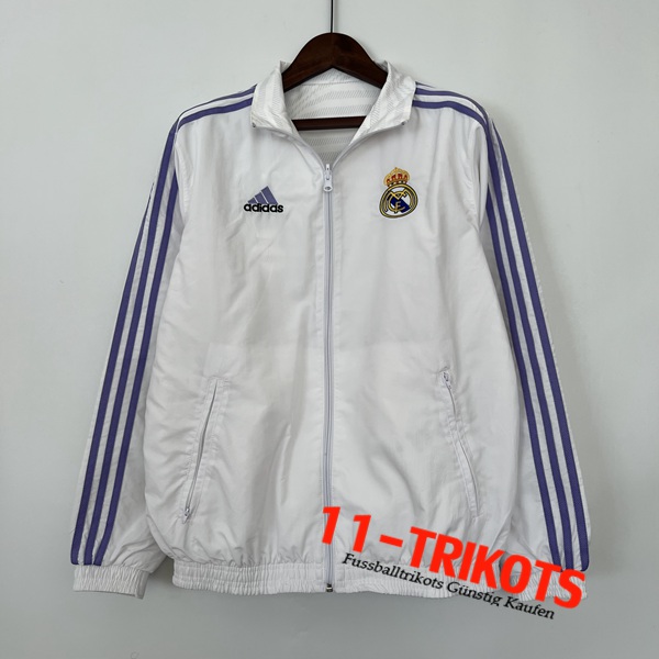 Real Madrid Windjacke Weiß 2023/2024