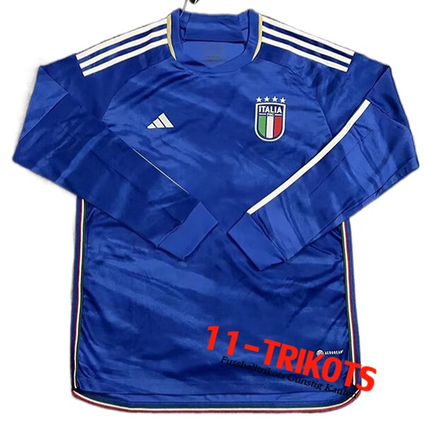 Italien Manche Longue Heimtrikot 2023/2024