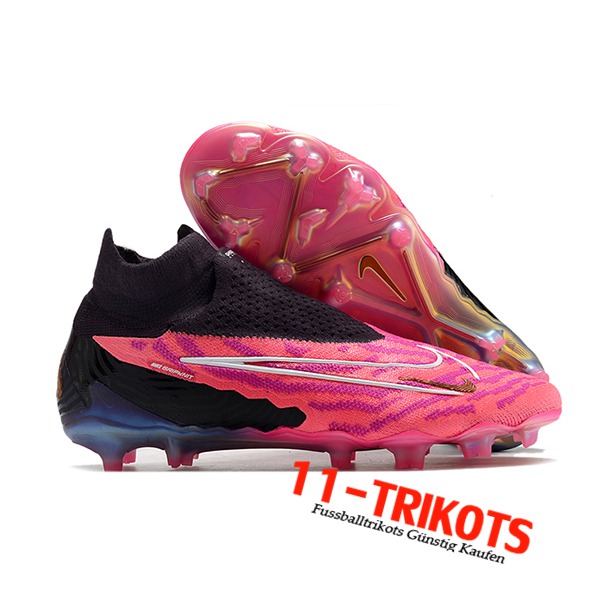 Nike Fussballschuhe Phantom GX High Gang Elite DF Link FG Rose