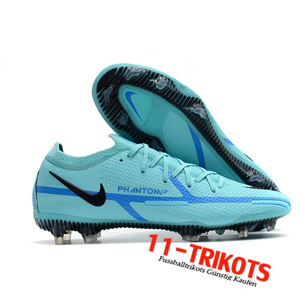 Nike Fussballschuhe Phantom GT2 Low Gang Elite FG Hellblau