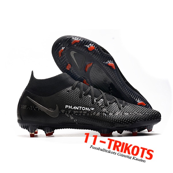 Nike Fussballschuhe Phantom GT2 High Gang Dynamic Fit Elite FG Schwarz