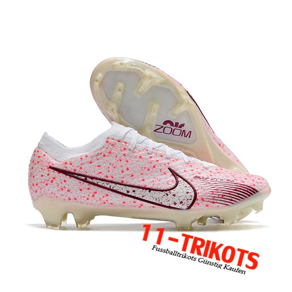 Nike Fussballschuhe Air Zoom Mercurial Vapor XV Elite FG Rose/Weiß