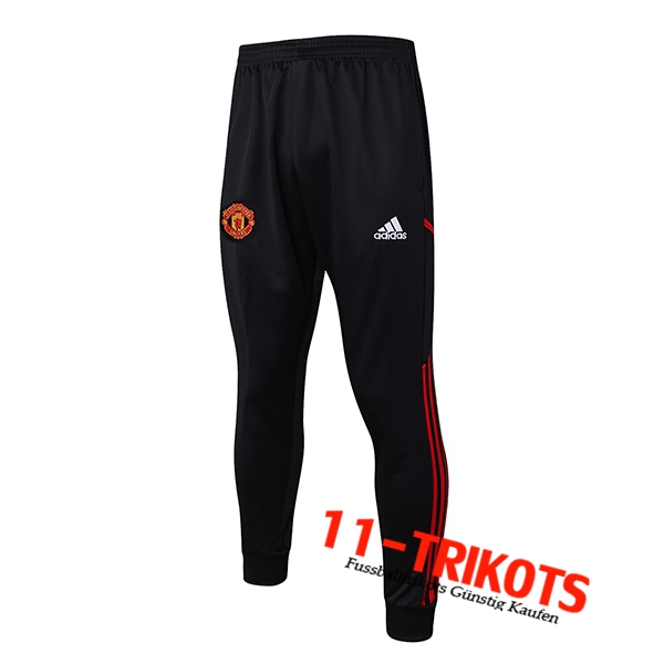 Trainingshose Manchester United Schwarz 2023/2024