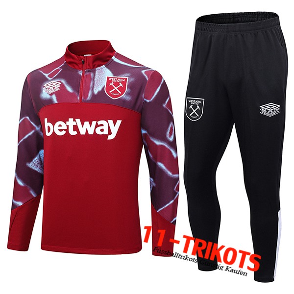 West Ham Trainingsanzug Rot 2022/2023