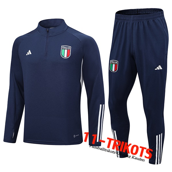 Italien Trainingsanzug Navy blau 2023/2024