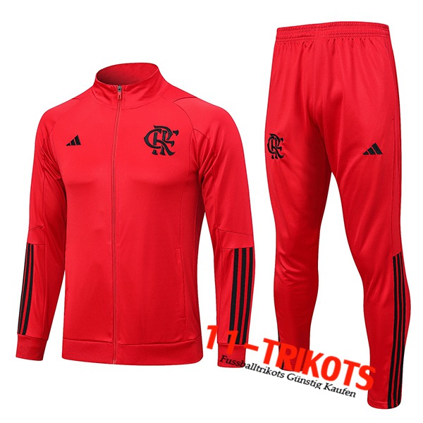 Flamenco Trainingsanzug (Jacke) Rot 2023/2024