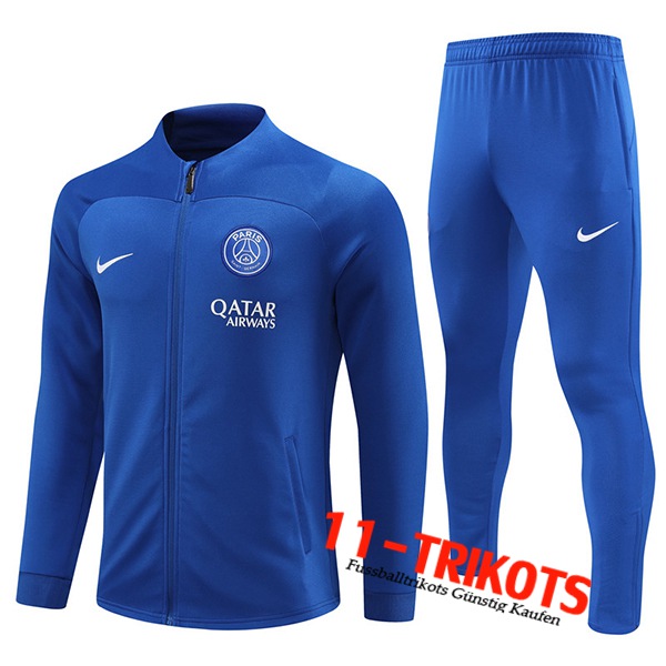 PSG Trainingsanzug (Jacke) Blau 2022/2023