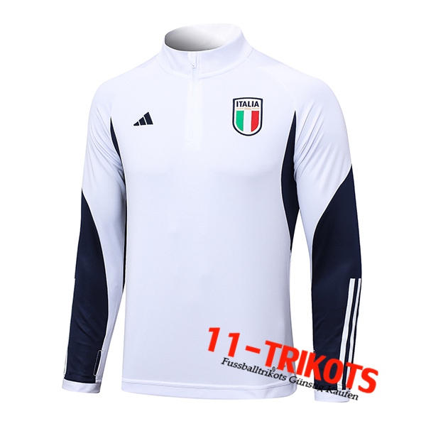 Training Sweatshirt Italien Weiß 2023/2024