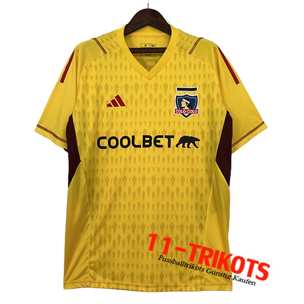 Colo-Colo Fussball Trikots Torhuter Gelb 2023/2024