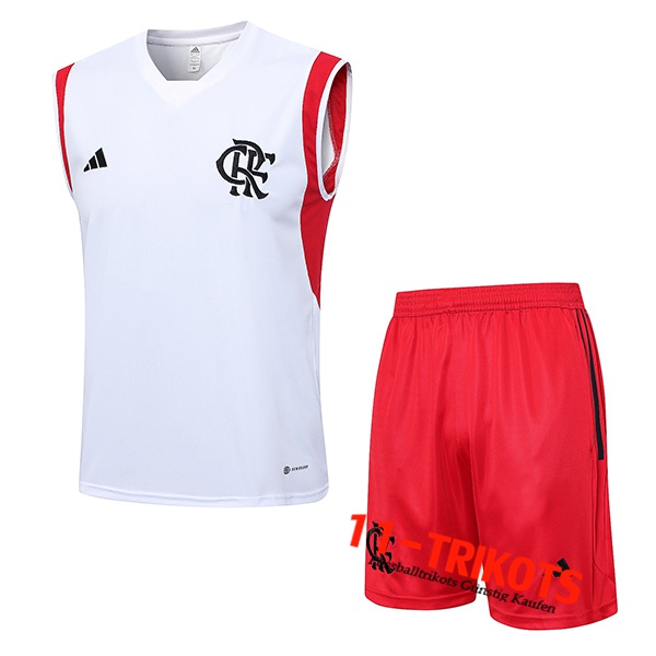 Flamengo Trainings-Tanktop + Shorts Wei? 2023/2024