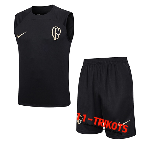 Corinthians Trainings-Tanktop + Shorts Schwarz 2023/2024