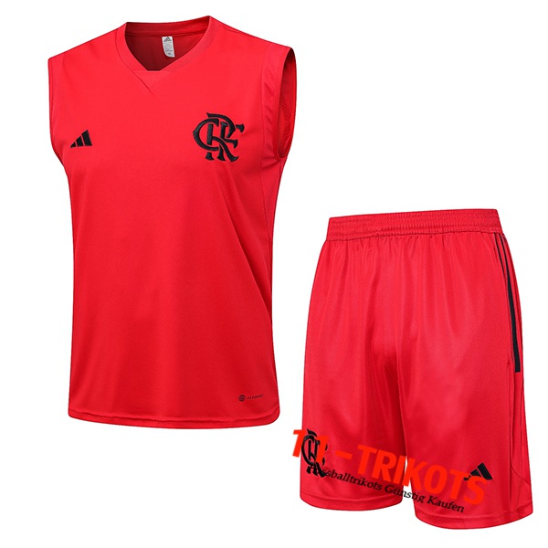 Flamengo Trainings-Tanktop + Shorts Rot 2023/2024