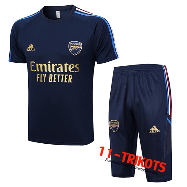 Arsenal Trainingstrikot + Shorts Navy blau 2023/2024