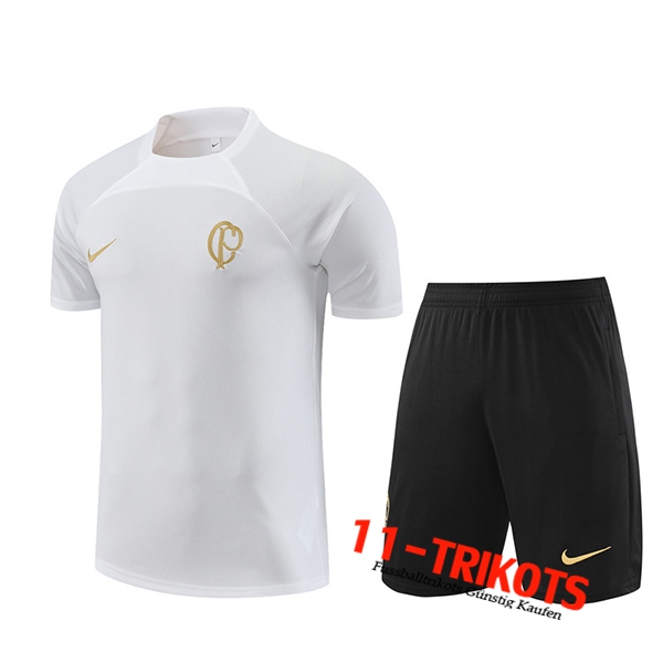 Corinthians Trainingstrikot + Shorts Wei? 2023/2024