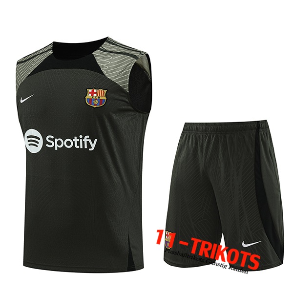 FC Barcelona Trainings-Tanktop + Shorts Gr