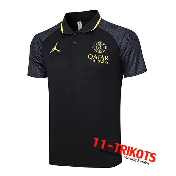 Jordan PSG Poloshirt Schwarz 2023/2024