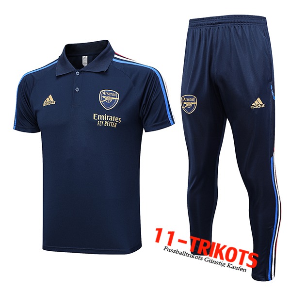 Arsenal Poloshirt Navy blau 2023/2024