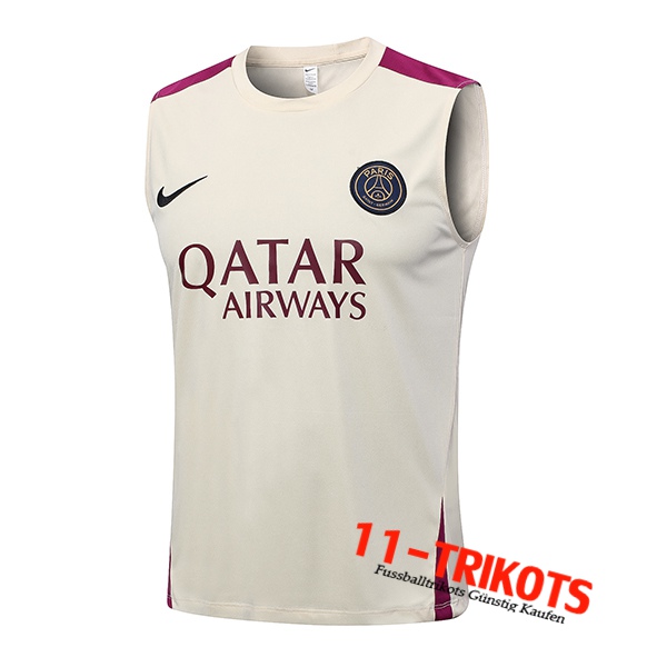 PSG Trainings-Tanktop Gelb 2023/2024