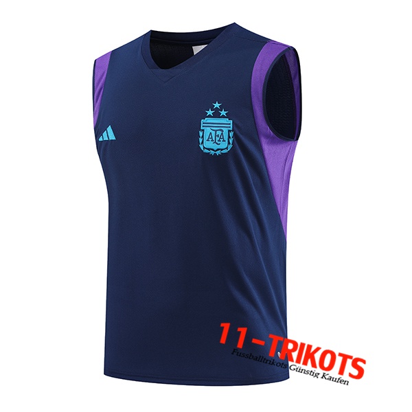 Argentinien Trainings-Tanktop Navy blau 2023/2024