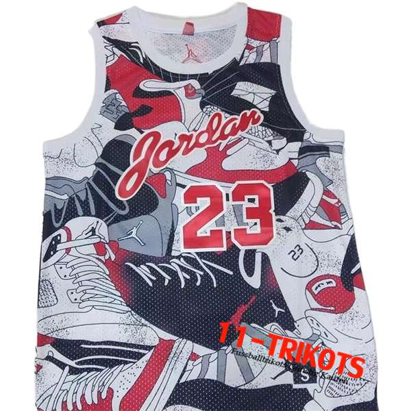 Trikots Chicago Bulls (JORDAN #23) 2022/23 Wei?/Rot/Schwarz