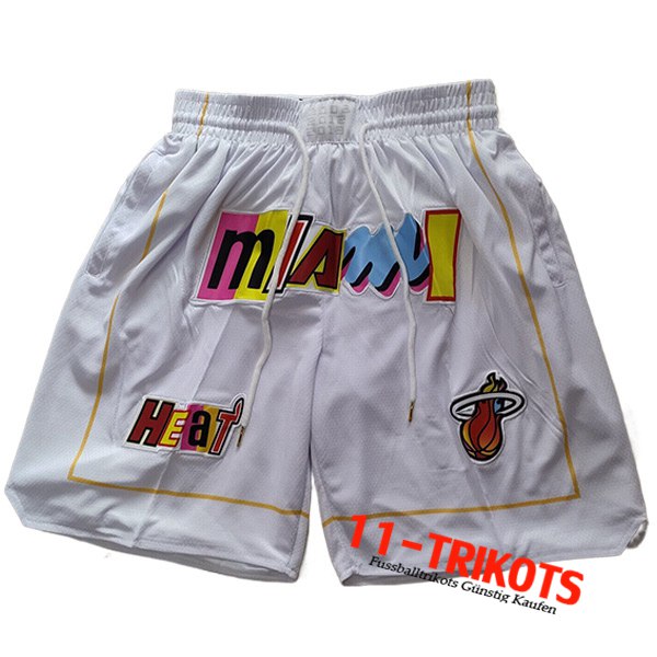 Shorts NBA Miami Heat 2023 Wei?