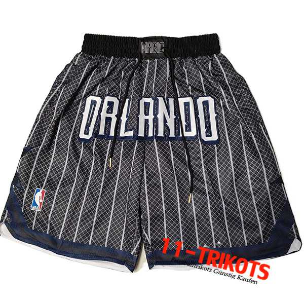 Shorts NBA Orlando Magic 2023 Schwarz