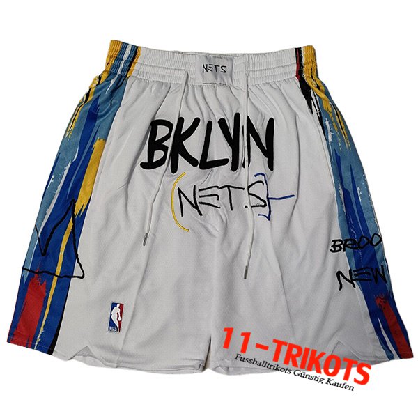 Shorts NBA Brooklyn Nets 2023 Wei?